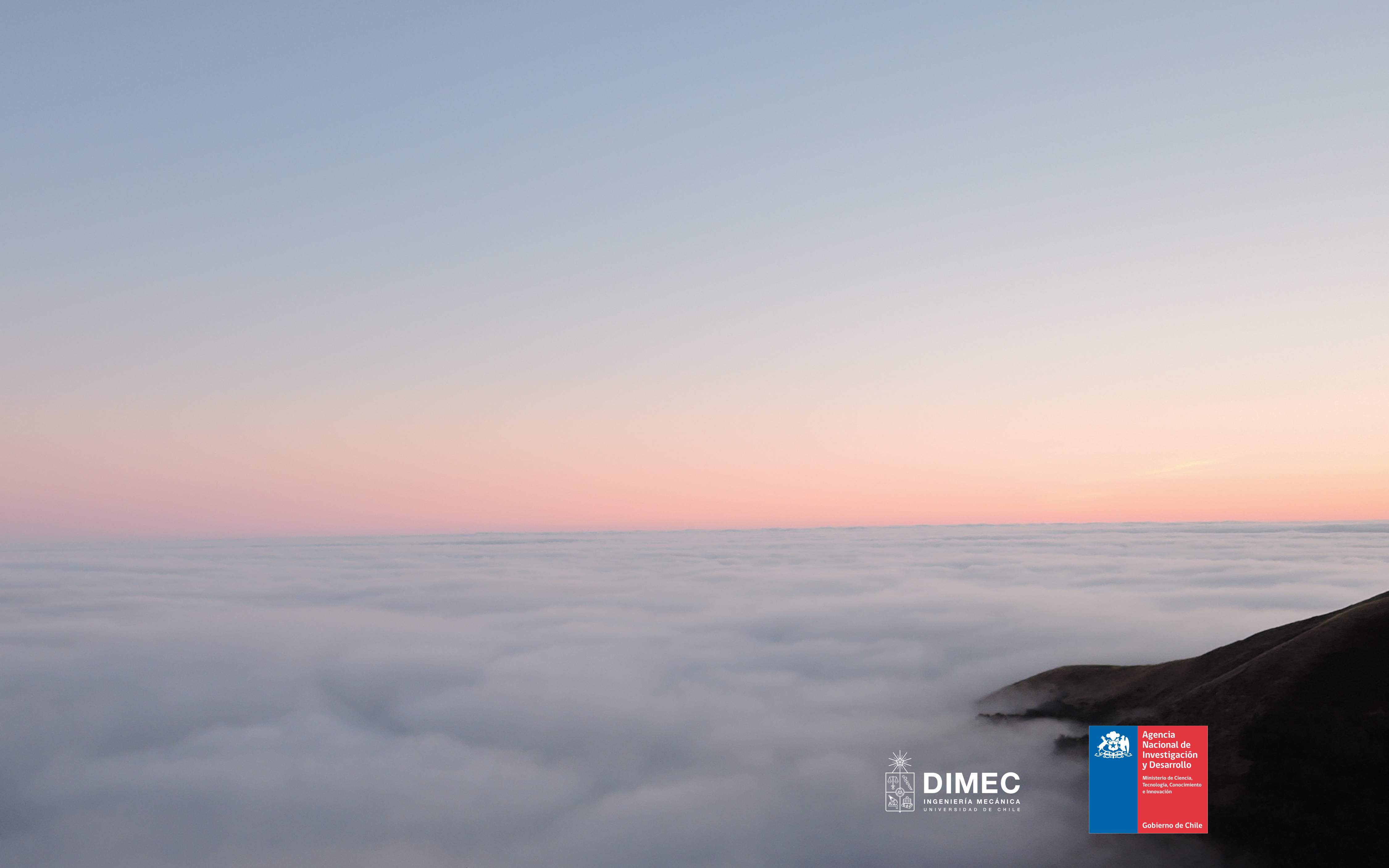 Nubes estratocúmulo sobre Big Sur, CA. Imagen de M. Zamora
