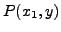 $ P(x_1,y)$